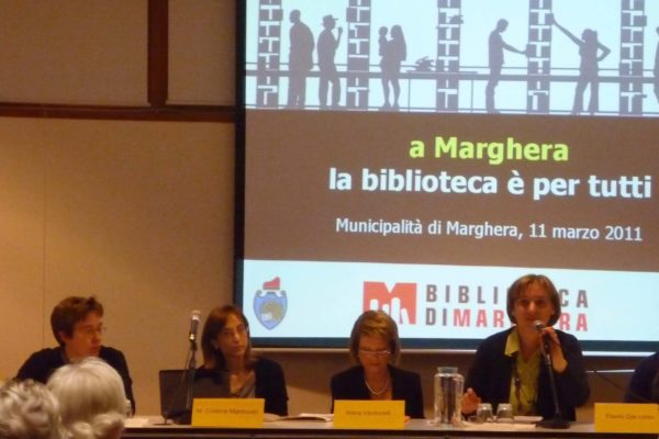 11 marzo 2011 convegno presso Biblioteca di Marghera (VE). Tra i relatori Filippo Barbera.