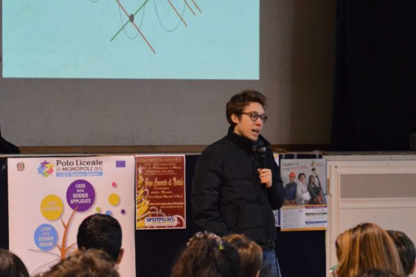 16 gennaio 2015 incontro di formazione presso l'Istituto Comprensivo Sarnelli-De Donato, Polignano a Mare (BA)
